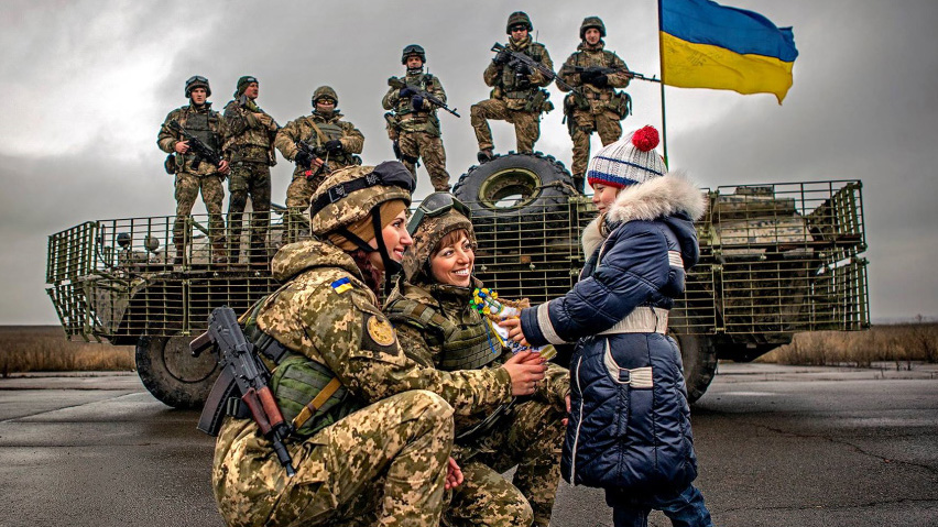 Вітаємо захисників та захисниць України!